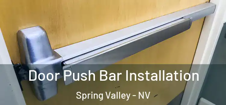  Door Push Bar Installation Spring Valley - NV