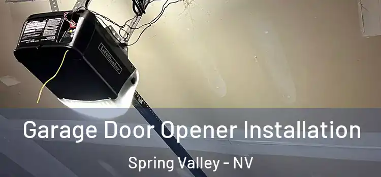  Garage Door Opener Installation Spring Valley - NV