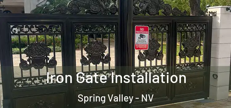 Iron Gate Installation Spring Valley - NV