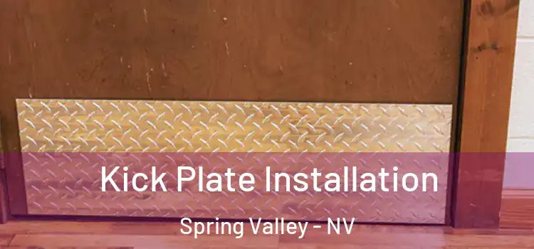  Kick Plate Installation Spring Valley - NV